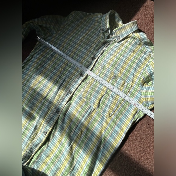 Vintage cotton plaid multicoloured long sleeve button down shirt | size 37 - Picture 7 of 7